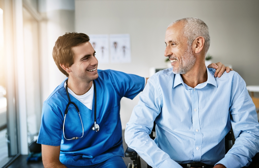 Patient with clinician
